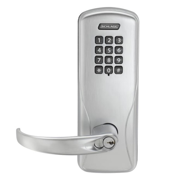 Standalone Keypad Programmable Electronic Lock Cylindrical Classroom / Storeroom Keypad Sparta Lever